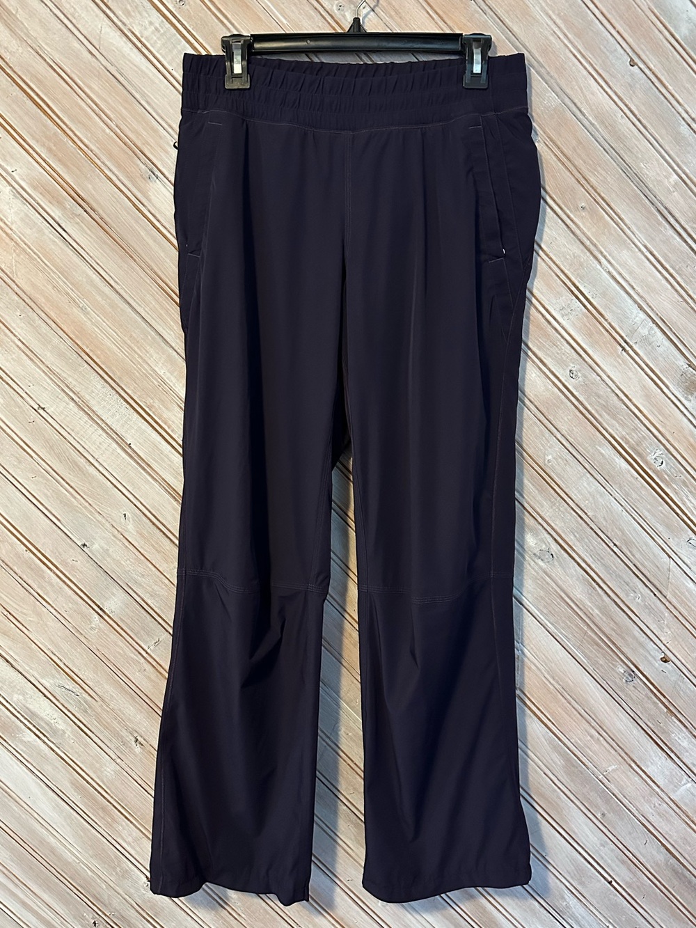 lululemon athletica Deep Purple Boot Cut Stretchy Athletic Pants Double Layer